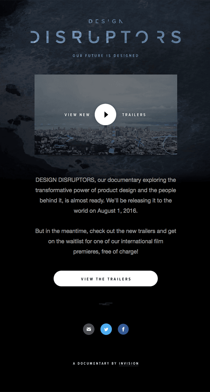 DESIGN DISRUPTORS drops August 1!